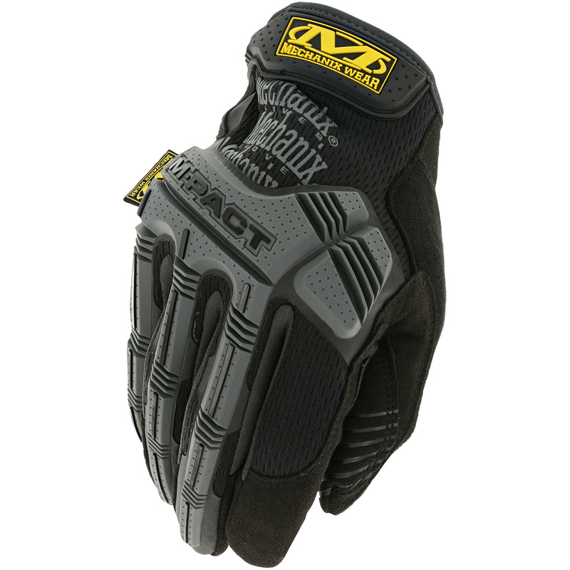 MECHANIX WEAR - Mechanix Wear M-Pact Men's Indoor/Outdoor Impact Gloves Black/Gray L 1 pair