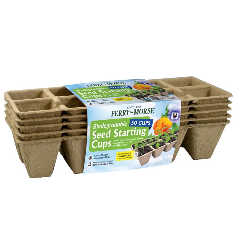 FERRY-MORSE - Ferry-Morse 50 Cells 1.75 in. H X 1.75 in. W Plant Transplant Starting Tray 5 pk