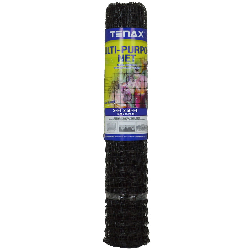 TENAX - Tenax 2 ft. H X 50 ft. L Polypropylene Multi-Purpose Netting Black