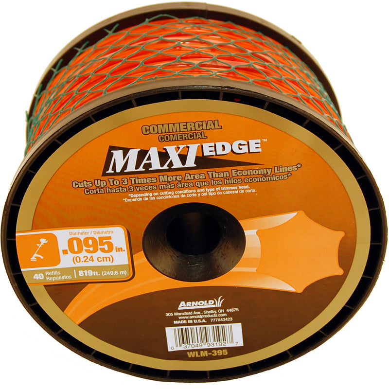 ARNOLD - Arnold Maxi Edge Commercial Grade .095 in. D X 819 ft. L Trimmer Line