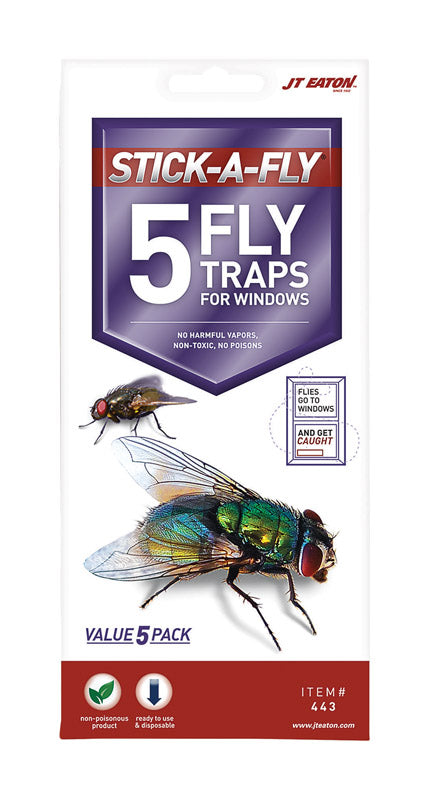 JT EATON - JT Eaton Stick-A-Fly Fly Trap 5 pk - Case of 24
