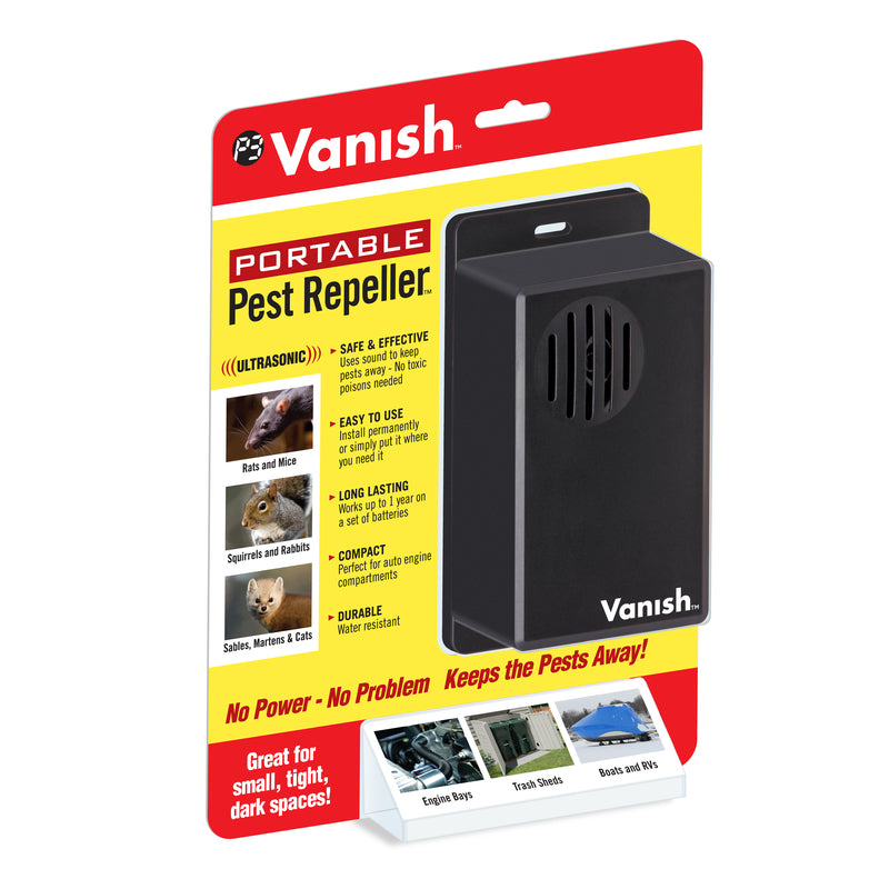 VANISH - Vanish Portable Battery-Powered Electronic Pest Repeller For Outdoor Pests