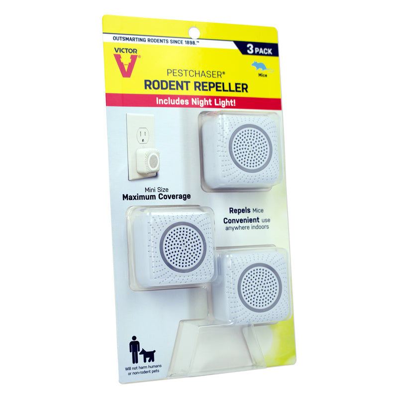 VICTOR - Victor PestChaser Plug-In Electronic Pest Repeller For Rodents 3 pk