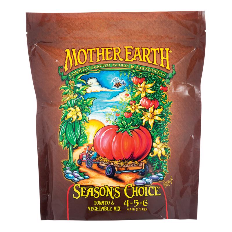 MOTHER EARTH - Mother Earth Seasons Choice Vegetables 4-5-6 Fertilizer 4.4 lb