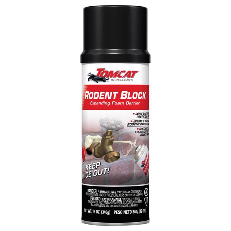 TOMCAT - Tomcat Rodent Block Pest Control Foam For Mice 12 oz