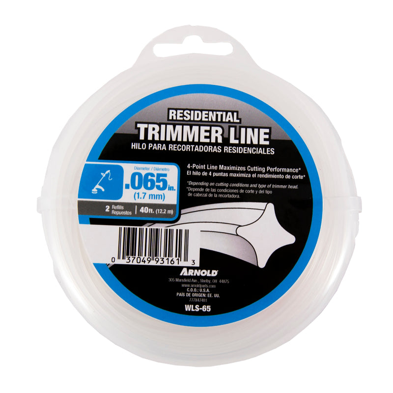 ARNOLD - Arnold Residential Grade .065 in. D X 40 ft. L Trimmer Line