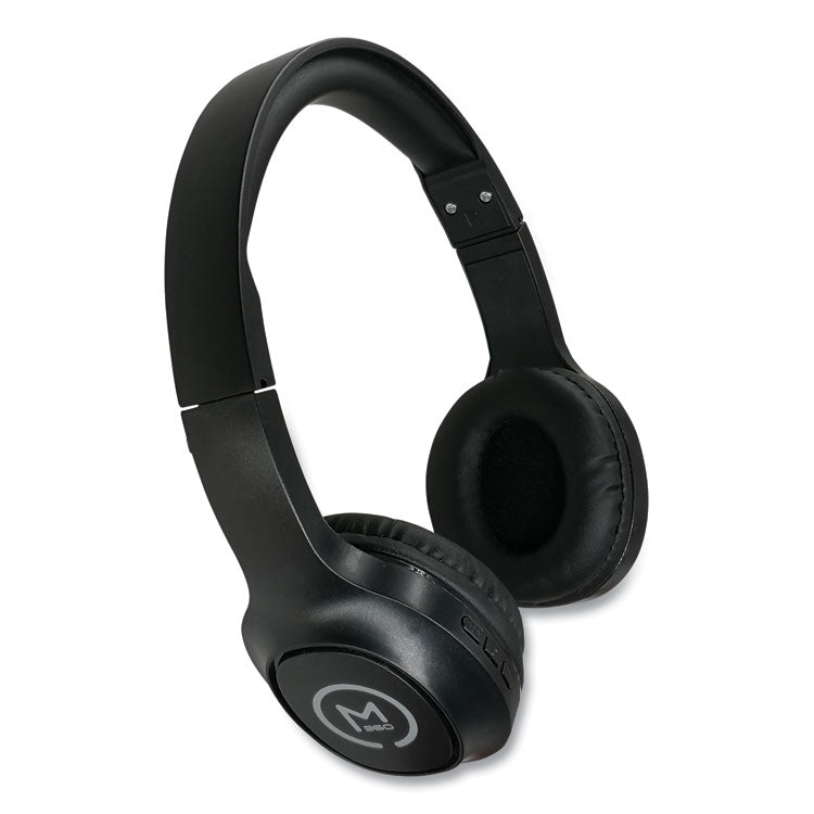 Morpheus 360 - TREMORS Stereo Wireless Headphones with Microphone, 3 ft Cord, Black