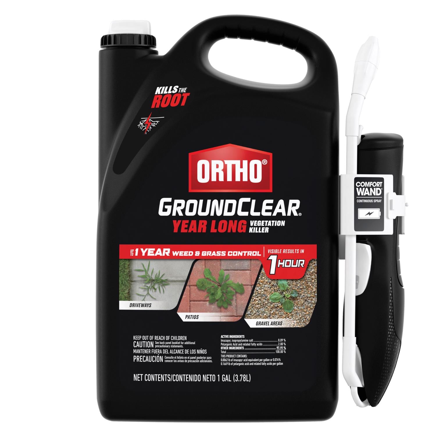 Ortho GroundClear Vegetation Killer RTU Liquid 1 gal - Case of 4