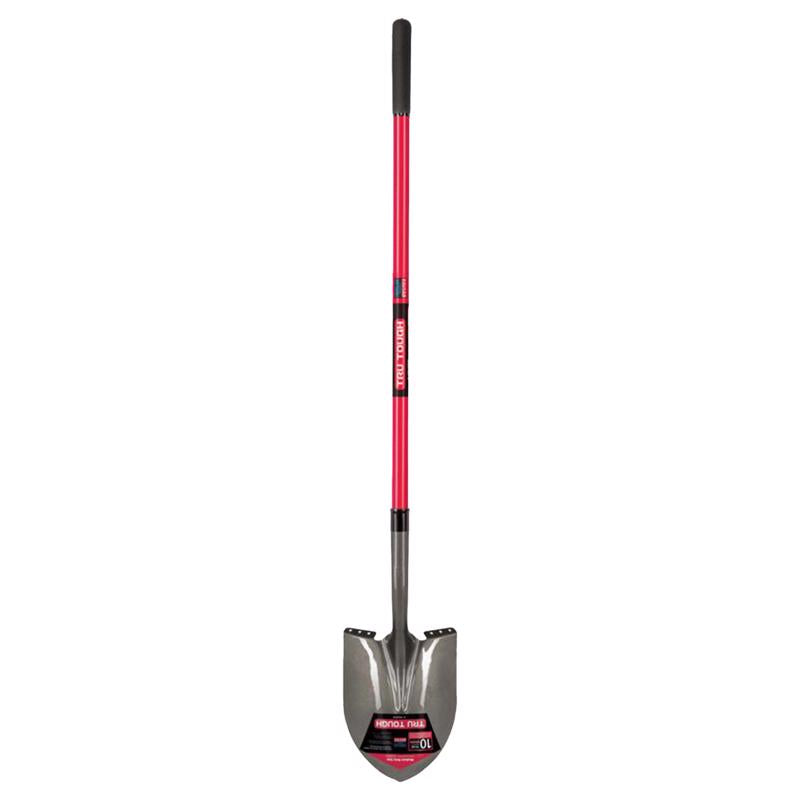 TRUPER - Truper Tru-Tough 56.75 in. Steel Round Digging Shovel Fiberglass Handle