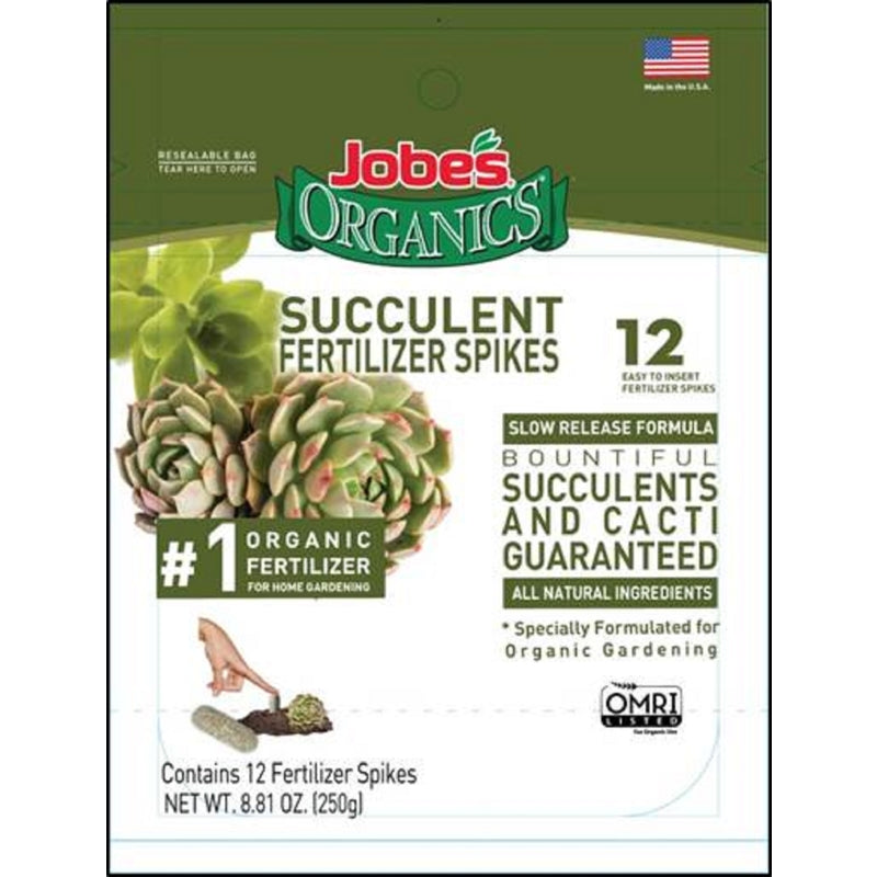 JOBE'S - Jobe's Organic Succulents 2-8-8 Plant Fertilizer 12 pk