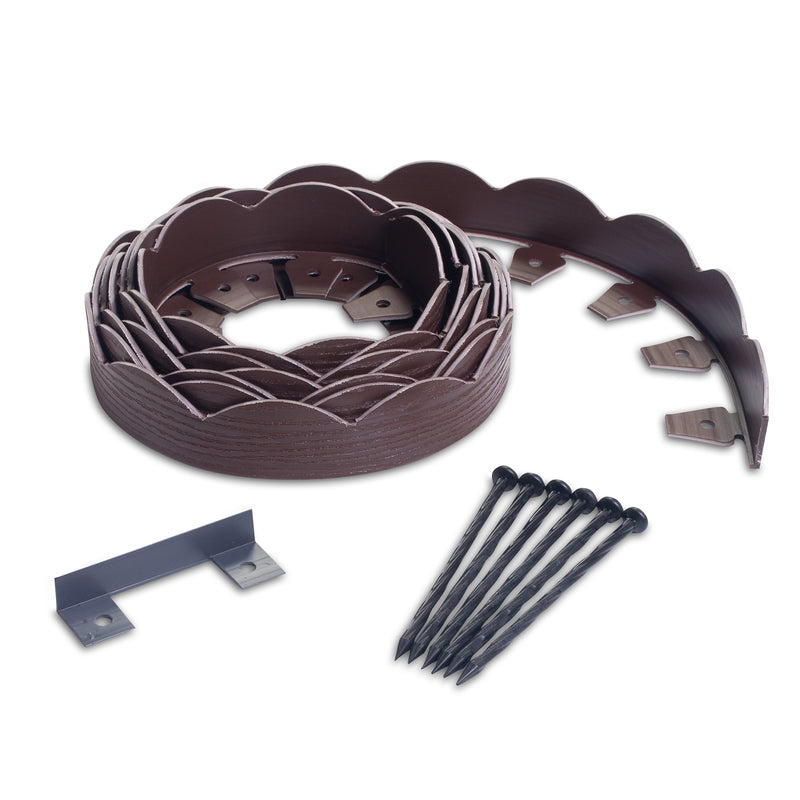 EASYFLEX - EasyFlex Plastic Brown Landscape Edging Kit - Case of 3