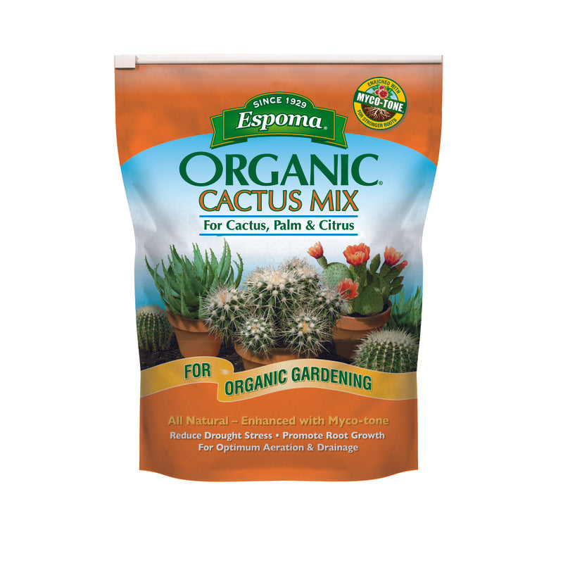 ESPOMA - Espoma Organic Organic Cacti, Citrus and Palm Potting Mix 8 qt