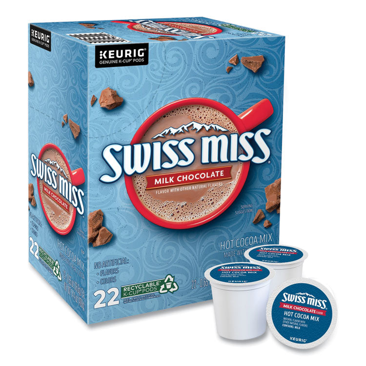 Swiss Miss - Milk Chocolate Hot Cocoa K-Cups, 22/Box