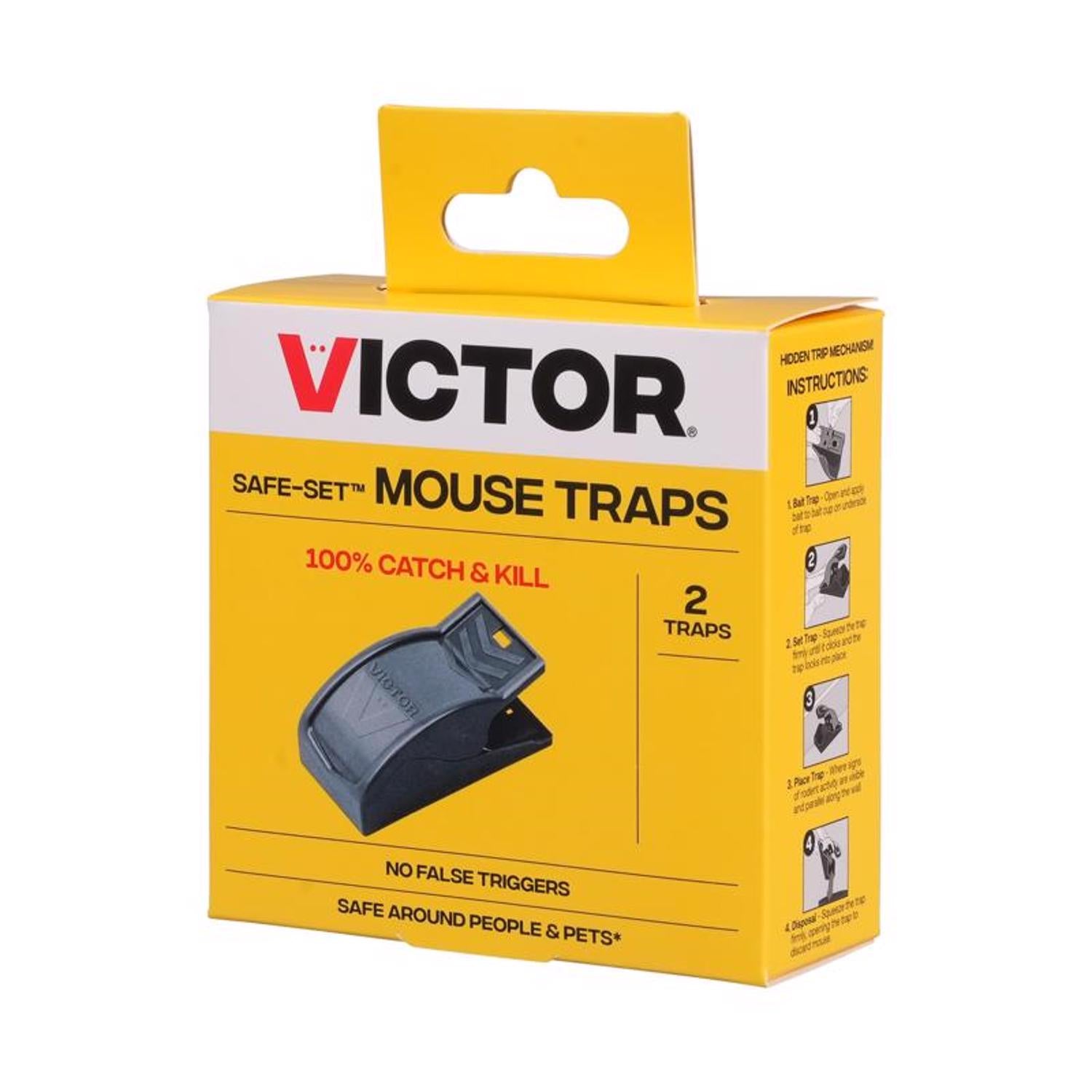Victor Safe-Set Small Animal Trap For Mice 2 pk - Case of 12