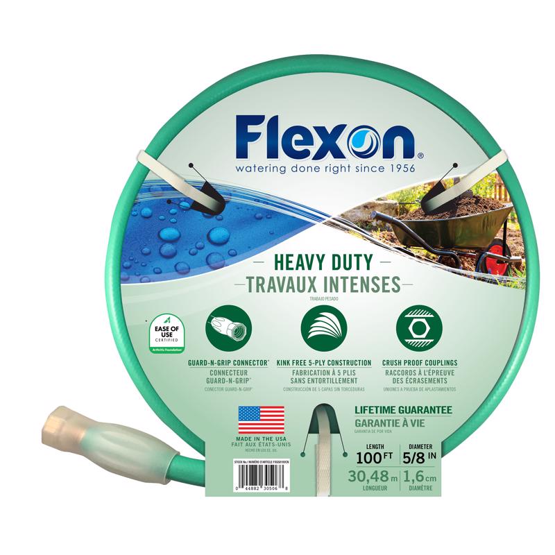 FLEXON - Flexon 5/8 in. D X 100 ft. L Heavy Duty Garden Hose - Case of 3