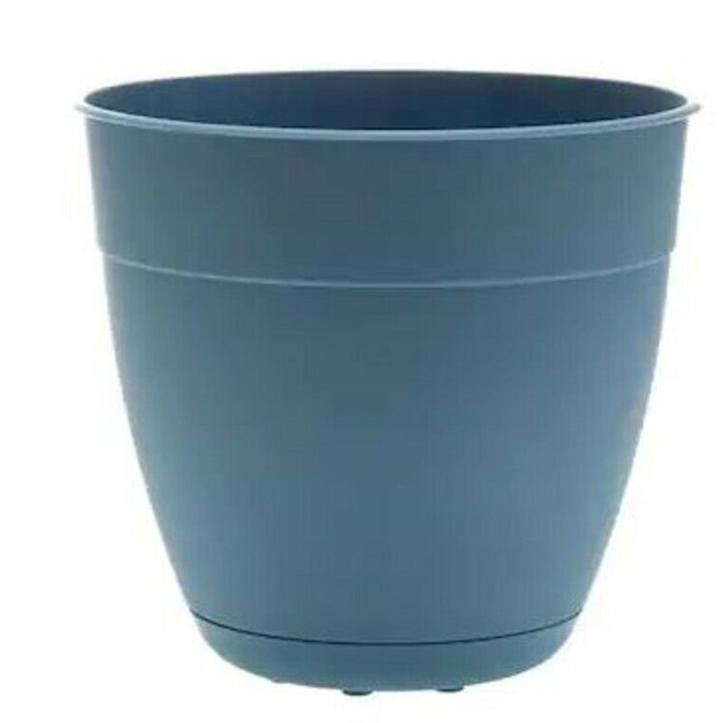 BLOEM - Bloem Dayton 7.5 in. H X 8 in. D Plastic Planter Ocean Blue