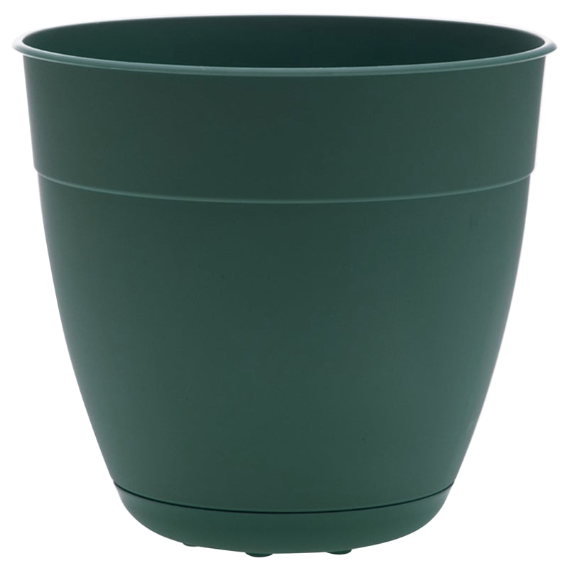 BLOEM - Bloem Dayton Ocean 11.25 in. H X 12 in. D Plastic Planter Turtle Green