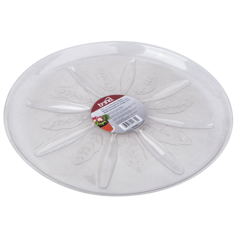 BOND - Bond 16 in. D Plastic Plant Saucer Clear - Case of 12