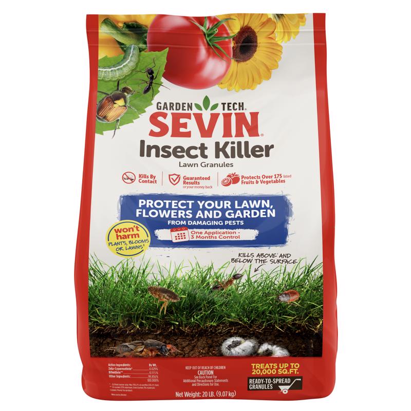 GARDENTECH - GardenTech Sevin Insect Killer Granules 20 lb - Case of 3