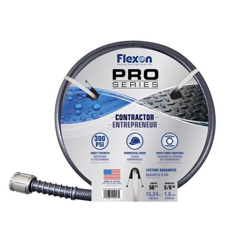 FLEXON - Flexon Pro Series 5/8 in. D X 50 ft. L Heavy Duty Contractor Grade Contractor Grade Hose
