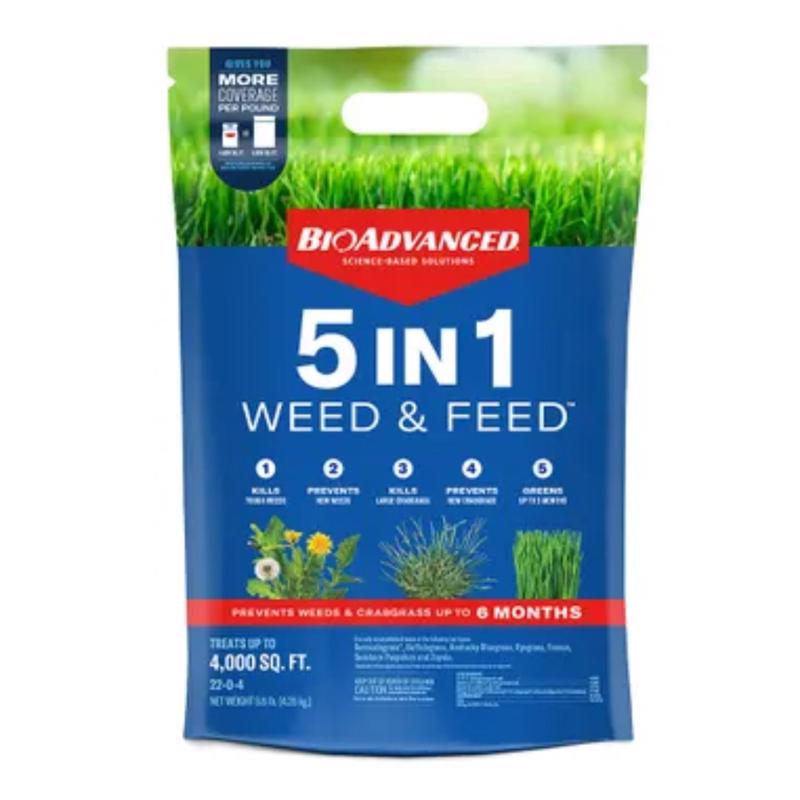 BIOADVANCED - BioAdvanced Weed & Feed Lawn Fertilizer For All Grasses 4000 sq ft