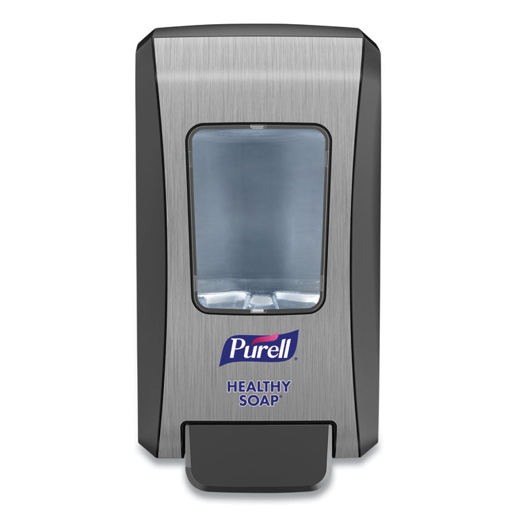 PURELL - FMX-20 Soap Push-Style Dispenser, 2,000 mL, 6.5 x 4.65 x 11.86, Graphite/Chrome, 6/Carton