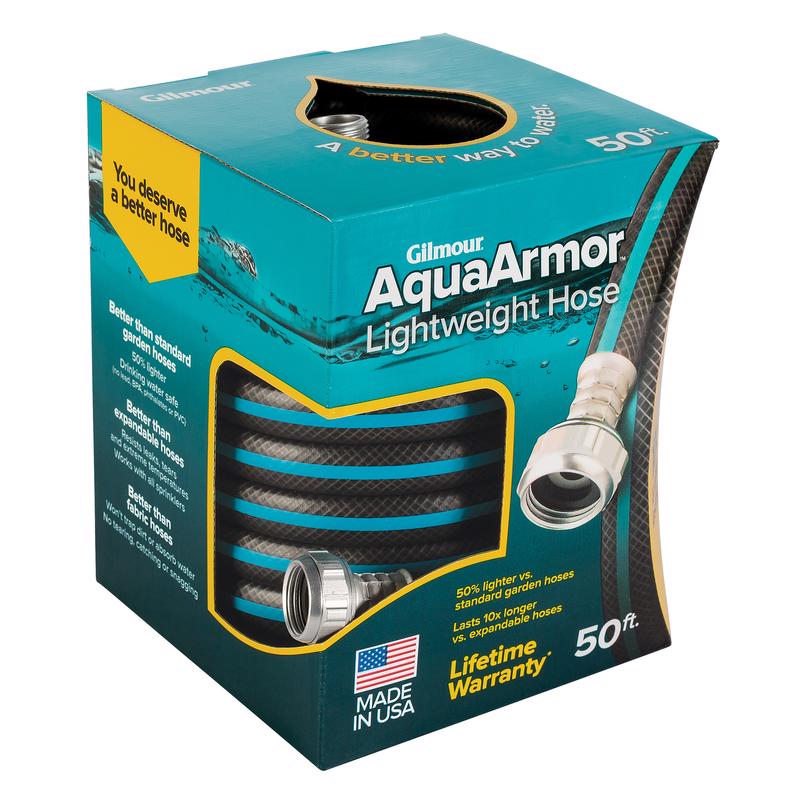 GILMOUR - Gilmour AquaArmor 1/2 in. D X 50 ft. L Lightweight Garden Hose