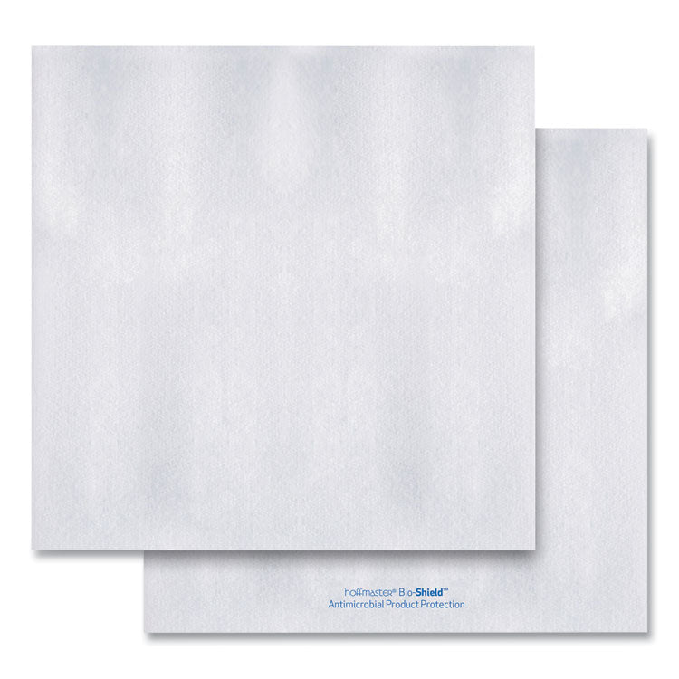 Hoffmaster - Bio-Shield Dinner Napkins, 1-Ply, 17 x 17, 8.5 x 8.5 Folded, White, 300/Carton