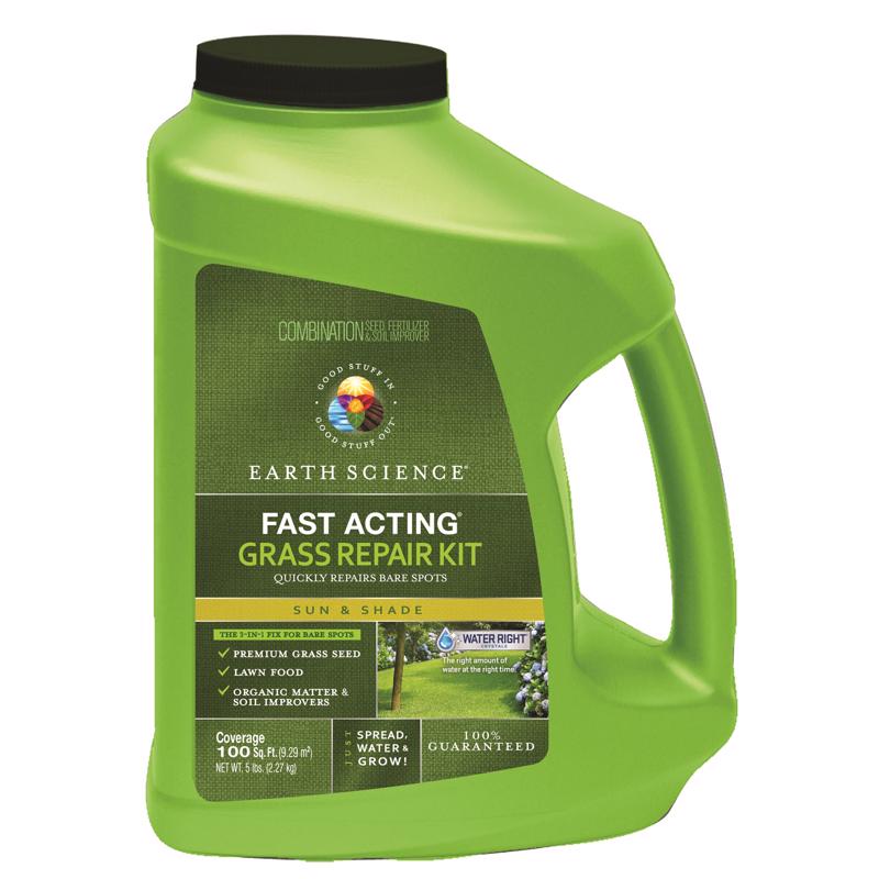 EARTH SCIENCE - Earth Science All Grasses Sun or Shade Grass Repair Kit 5 lb