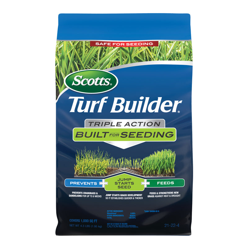 SCOTTS - Scotts Turf Builder Pre Emergent Preventer & Fertilizer Lawn Fertilizer For All Grasses 1000 sq ft