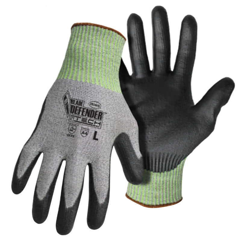 BOSS - Boss Blade Defender Tech Gloves Black/Gray/Green XL 1 pair