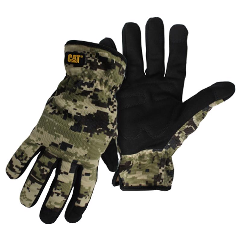 CAT - Cat Pro Series Men's Outdoor Utility Gloves Camouflage XL 1 pair