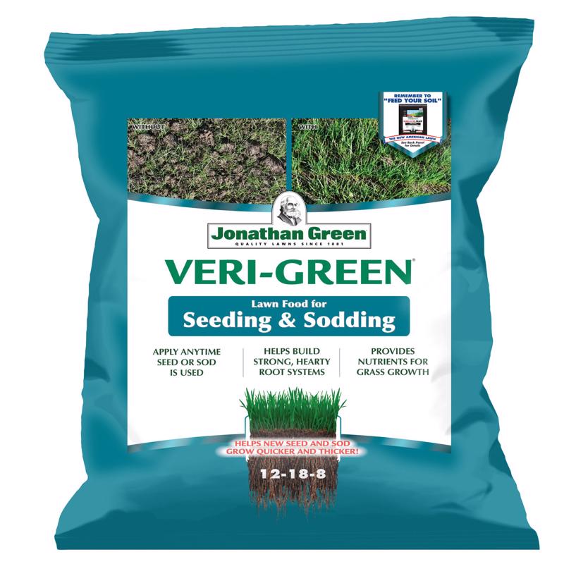 JONATHAN GREEN - Jonathan Green Veri-Green Lawn Starter Lawn Food For All Grasses 1500 sq ft