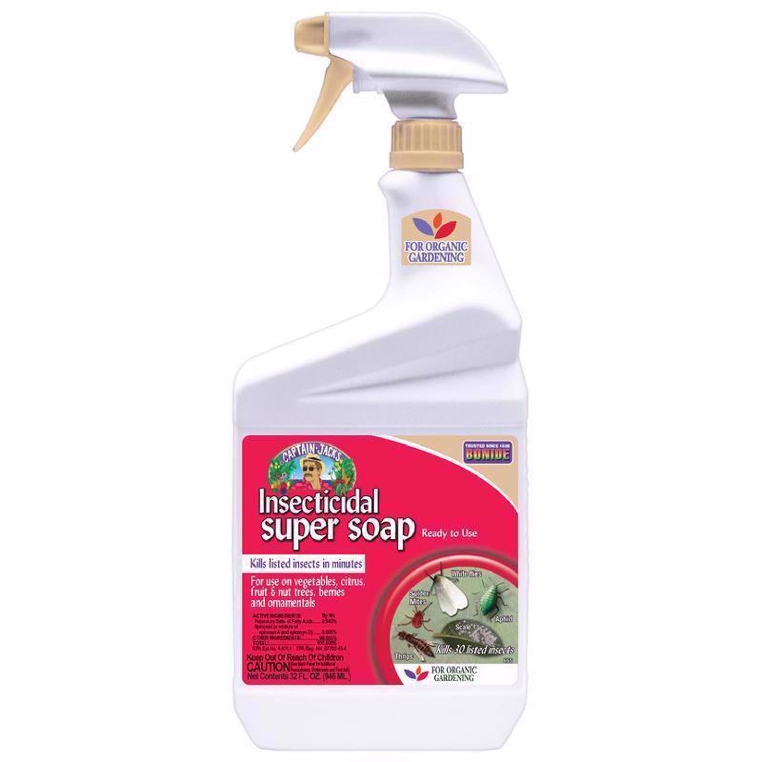 Bonide Organic Insect Killing Soap Liquid 32 oz - Case of 6