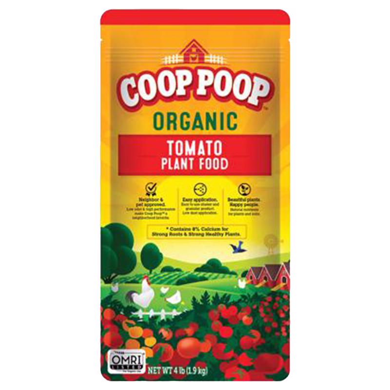 COOP POOP - Coop Poop Organic Soil Tomato Plant Food 4 lb - Case of 8
