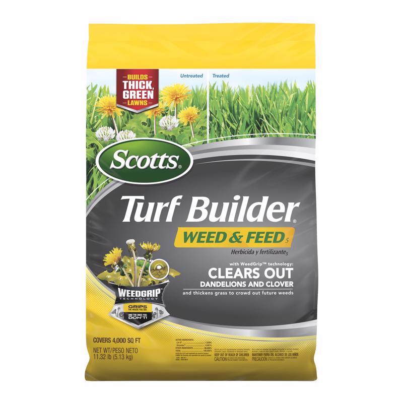 SCOTTS - Scotts Turf Builder Weed & Feed Lawn Fertilizer For Multiple Grass Types 4000 sq ft