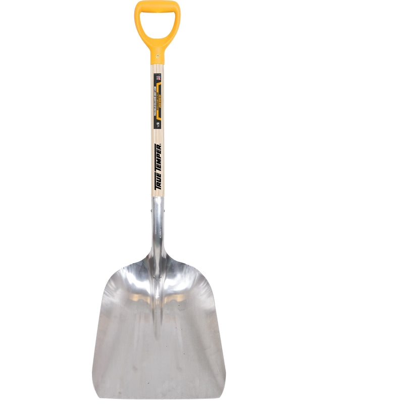 TRUE TEMPER - True Temper 46.13 in. Aluminum Scoop Wood Handle