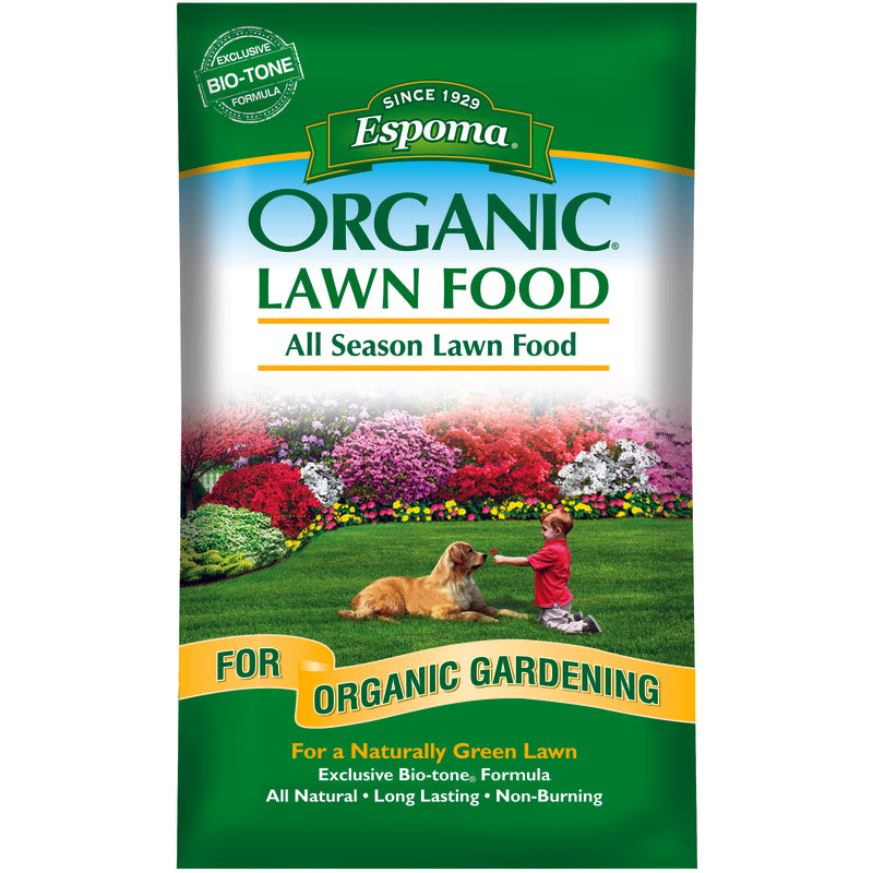 ESPOMA - Espoma Organic All-Purpose Lawn Food For All Grasses 5000 sq ft