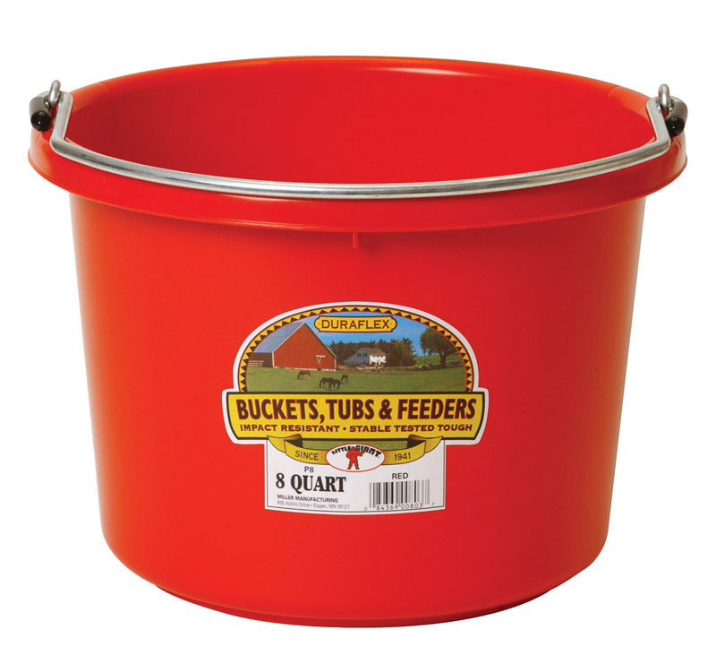 MILLER - Miller 8 qt Bucket Red