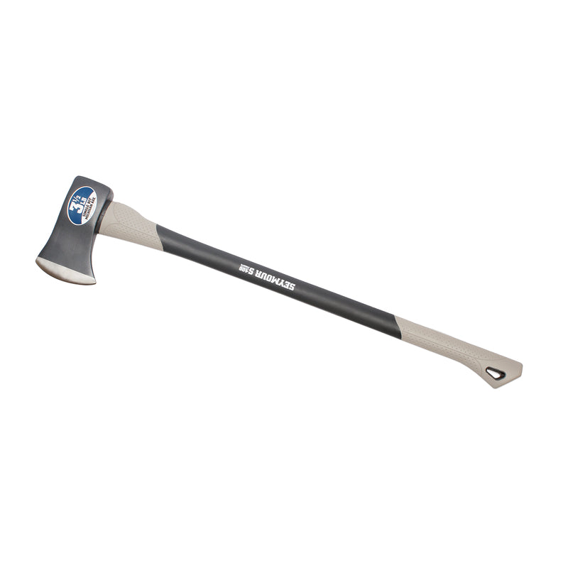 SEYMOUR - Seymour S400 Jobsite 3.5 lb Single Bit Michigan Axe 36 in. Fiberglass Handle