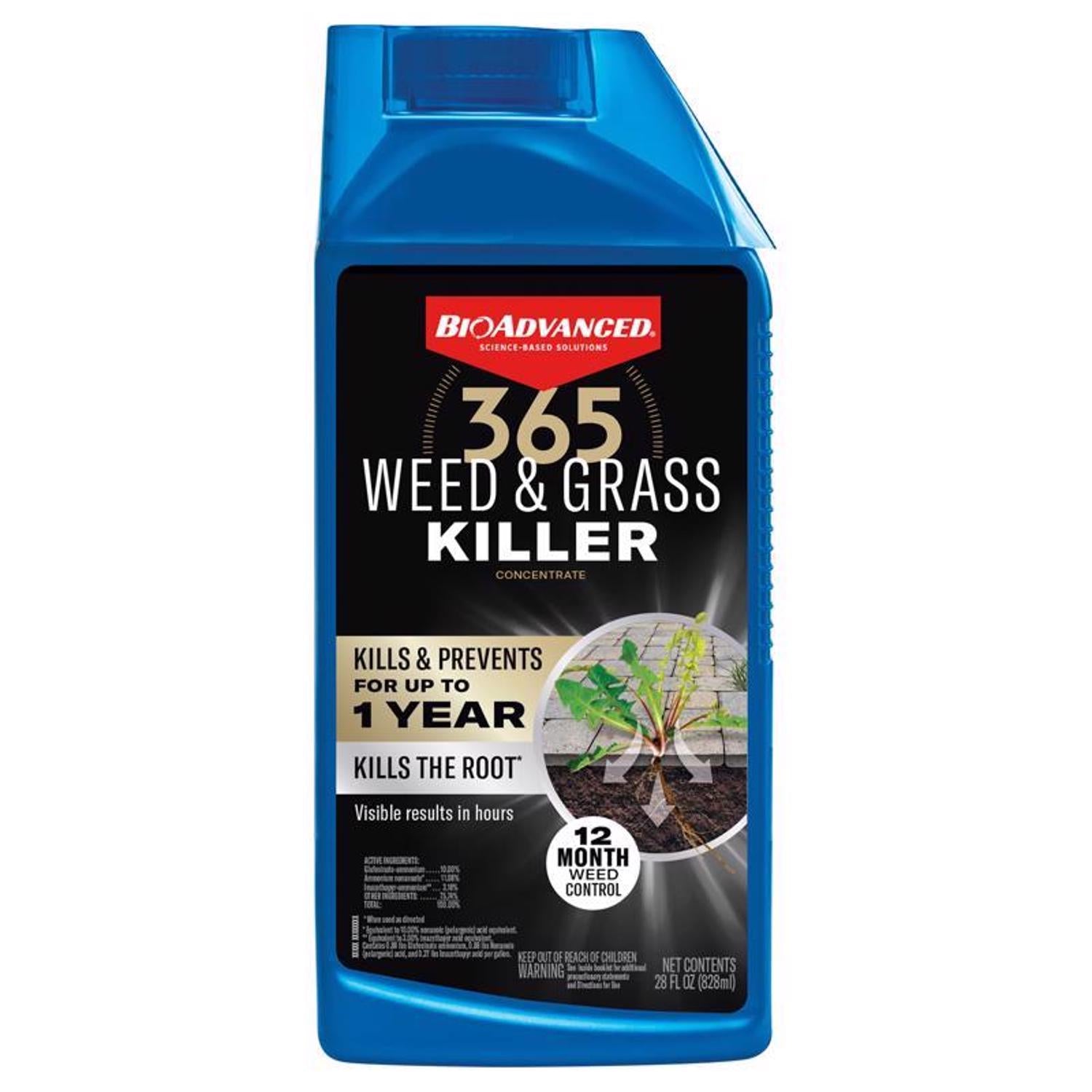 BioAdvanced 365 Weed and Grass Killer Concentrate 28 oz - Case of 8