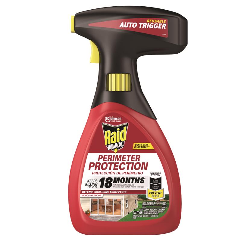 RAID - Raid Max Perimeter Protection Insect Control Spray 30 oz - Case of 6