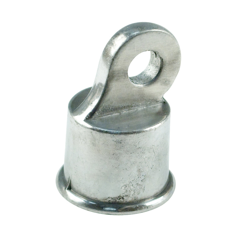 YARDGARD - YardGard 2.44 in. L Galvanized Silver Aluminum Chain Link Rail End Cap 1 pk