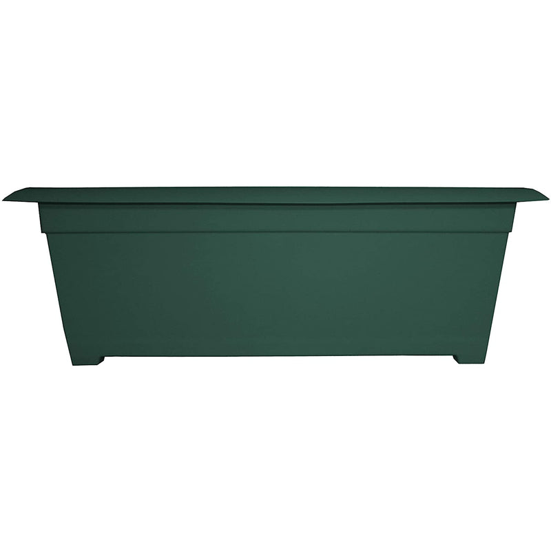 BLOEM - Bloem Dayton Ocean 9.5 in. H X 27 in. W X 11.75 in. D Resin Deck Planter Turtle Green