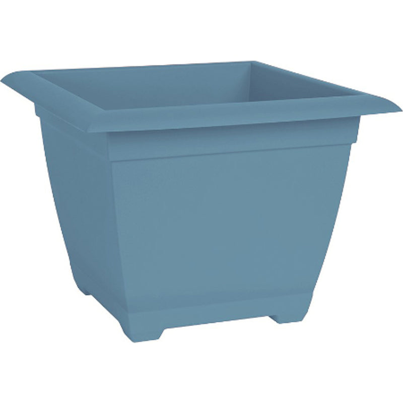 BLOEM - Bloem Dayton Ocean 11 in. H X 15 in. W X 15 in. D Resin Planter Box Blue