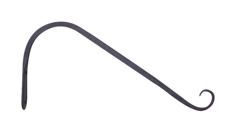 PANACEA - Panacea Black Wrought Iron 12 in. H Angled Plant Hook 1 pk