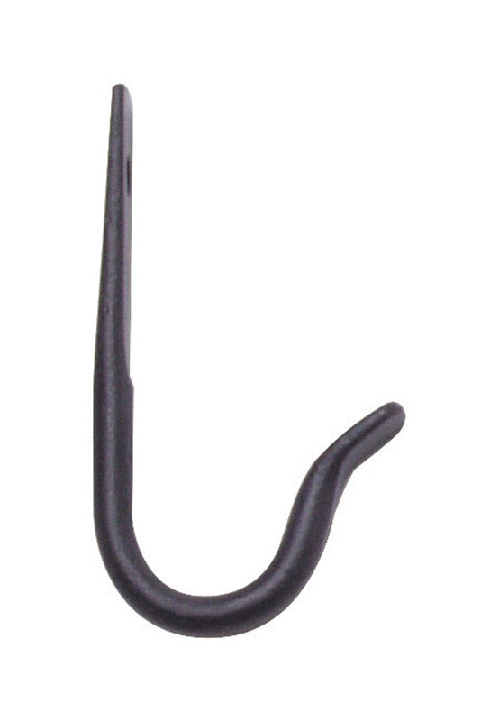 PANACEA - Panacea Black Wrought Iron 3 in. H J-Hook w/Screw Plant Hook 1 pk