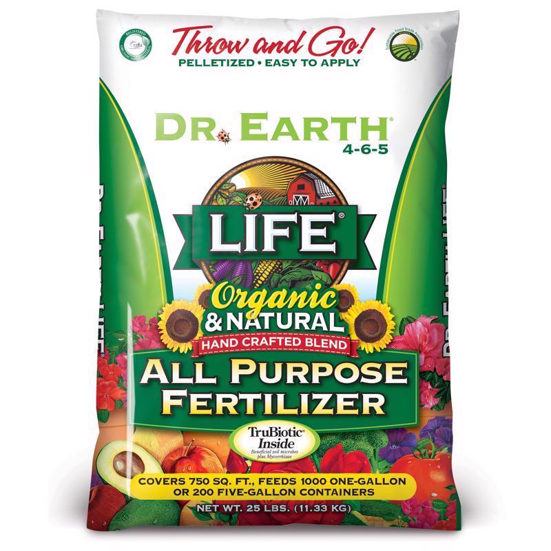 DR. EARTH - Dr. Earth Life Organic All Plant 4-6-5 Plant Fertilizer 25 lb