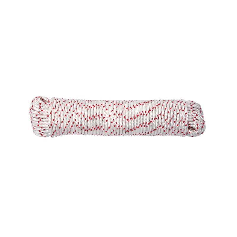 KOCH - Koch 3/16 in. D X 50 ft. L Red/White Diamond Braided Polyester Rope