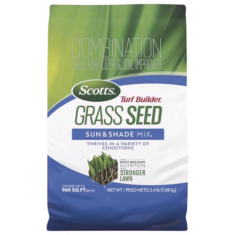 SCOTTS - Scotts Turf Builder Mixed Sun or Shade Grass Seed 2.4 lb [18054]